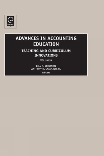 Anthony H. CatanachJr. Advances in Accounting Education (Hardback)