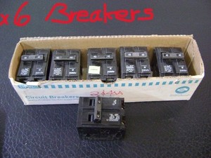 5-SIEMENS  1 - Gould    Q240 CIRCUIT BREAKER, 120/240-V, 2-POLE, 40-AMP, TYPE QP