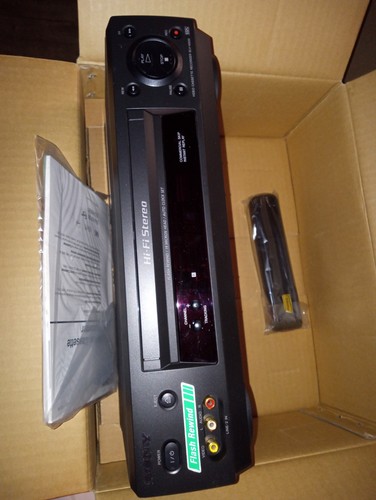 Vintage Sony SLV-N500 VHS VCR Player Hi Fi Stereo Video Cassette Recorder - Picture 7 of 7