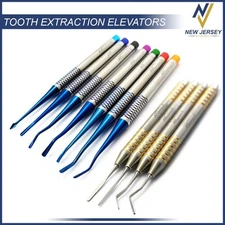 Dental Luxating Elevators PDL Periotome Luxation Root Extracting Extraction Kit