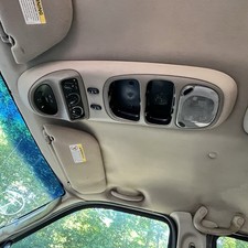 2002 03 2004 Ford Excursion Oem Tan Overhead Console Dome Light Climate Control 2002 03 2004 Ford Excursion Oem Tan Overhead Console Dome Light Climate Control
