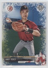 2017 Topps Holiday Bowman Blue Winter Wonderland 41/50 Andy Yerzy #TH-AY 0kz8