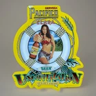 Vintage 1990s Pacifico Clara Beer Sign Metal Tropical Babe Mancave 21” x 17”