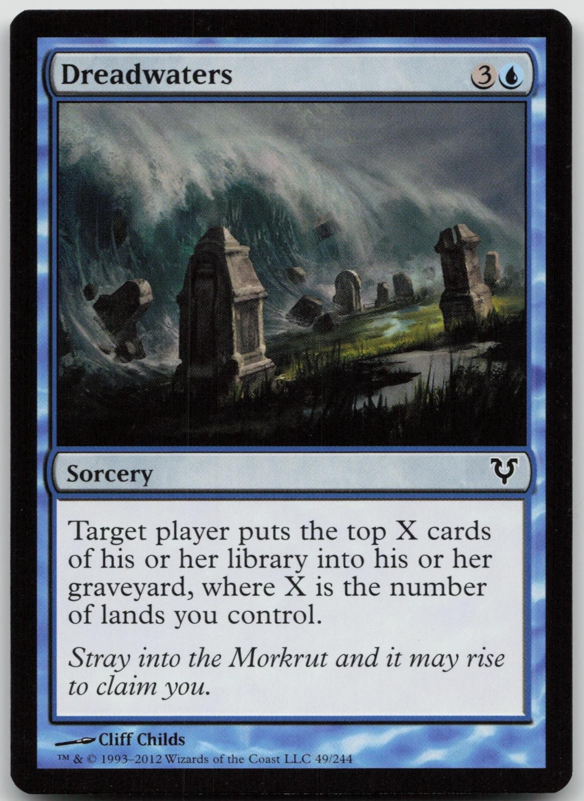LP Dreadwaters 49 Common Avacyn Restored Magic: The Gathering 2012