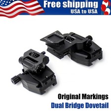 Dual Binocular Bridge Helmet NVG Mount Dovetail Adapter for PVS14 Night Vision