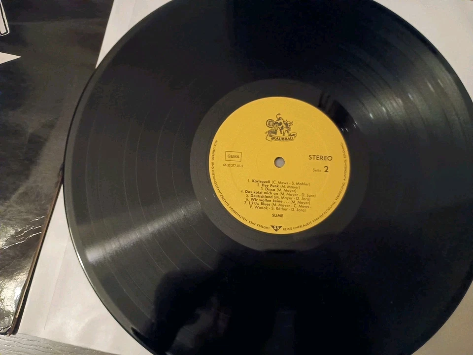 Slime - Slime - Erstpressung 1981 - PUNK - LP, Vinyl - VG+/VG - Bild 4 von 4