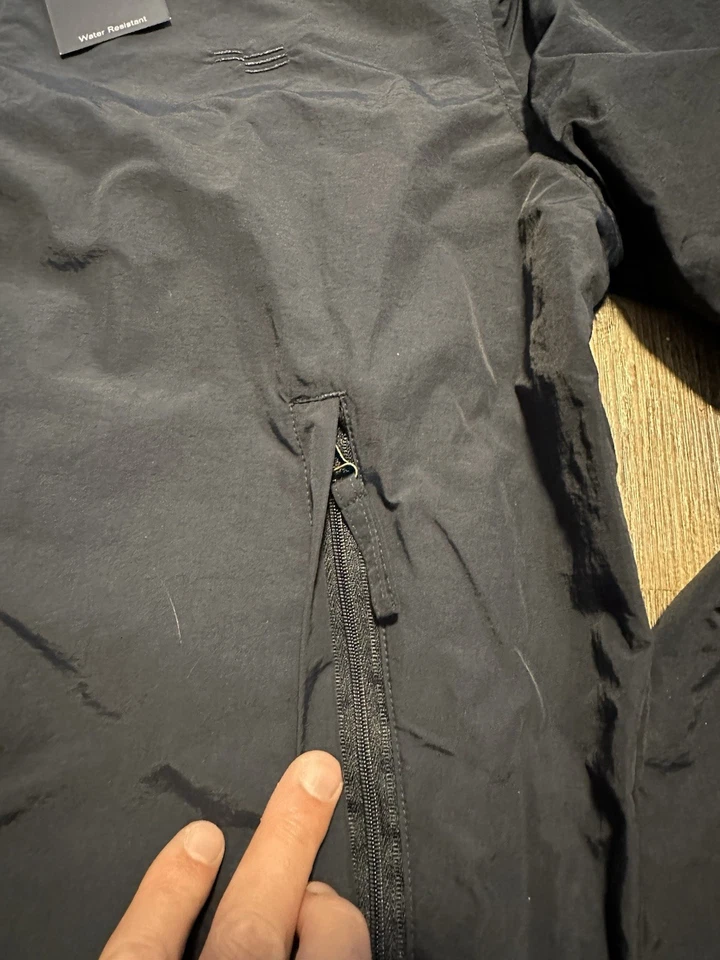 PERRY ELLIS AMERICA DARK SAPHIRE BLUE LARGE NYLON WIND RAIN JACKET MENS NWT NEW - Image 4 of 4