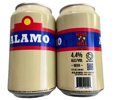 EMPTY Alamo King Of The Hill Beer Single Can Gift Man Cave TV Show Limited Editi