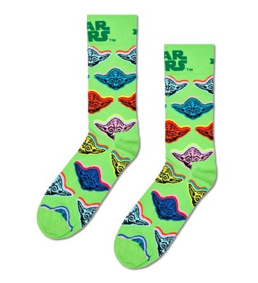 Happy Socks Star Wars Yoda Sock Green