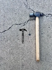 Bad-Hammer 11oz Ball & Peen Finishing Hammer, Custom Maple Wood 11.5in Handle