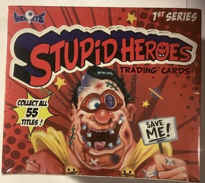 2014Stupid Heroes 1st Series Sealed Hobby Box 24 Packs Wax Eye Joe Simko Inserts