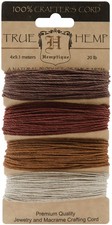 Hemptique Hemp Cord 20lb 120'-Bronze