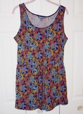 Toad Co Sunkissed Livvy Romper Womens Medium Floral Dot print Sleeveless