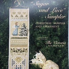 Victoria Sampler Sugar And Lace Christmas Sampler & Ornament Cross Stitch Chart