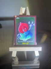 MetaZoo Topps Chrome #16 Flatwoods Monster Green Refractor 74/99 Rare Numbered