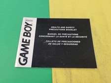 Game Boy Consumer Information And Precautions Booklet Fold Out