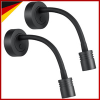 Led Leselampe Dimmbar 12V Schwanenhals Usb-Anschluss 2 StüCk FüR Wohnmobil Boot