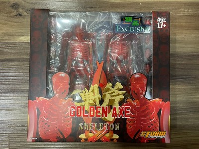 Storm Collectibles Golden Axe Clear Red Human Skeleton 2 Pack Set Exclusive MISB