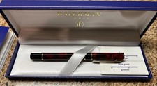 Waterman Laureat Mineral Red & Gold Rollerball - Penna a sfera; vedi foto!