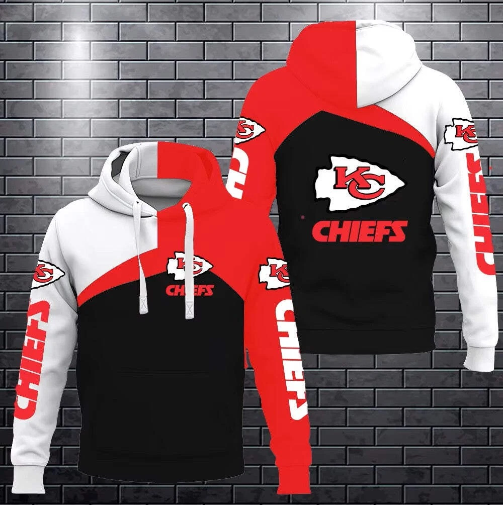 Men's football Sideline Athletic Stack Performance Pullover Hoodie
