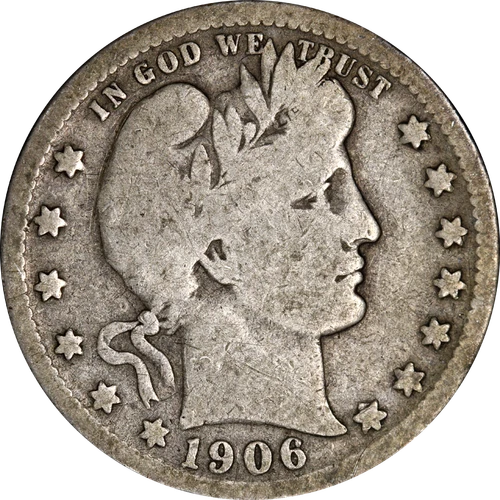 1906-O Barber Quarter