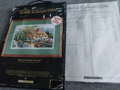 Dimensions Gold Collection Bedfordshire Sunset Counted Cross Stitch Kit  