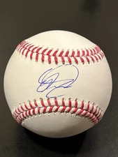 Ethan Salas Autograph Rawlings Baseball With Certificate. JSA #A181741. Padres.