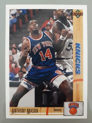 1991-92 Upper Deck Anthony Mason Rookie #430 New York Knicks NBA Basketball