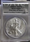 2018 US Silver Eagle $1 ANACS MS69