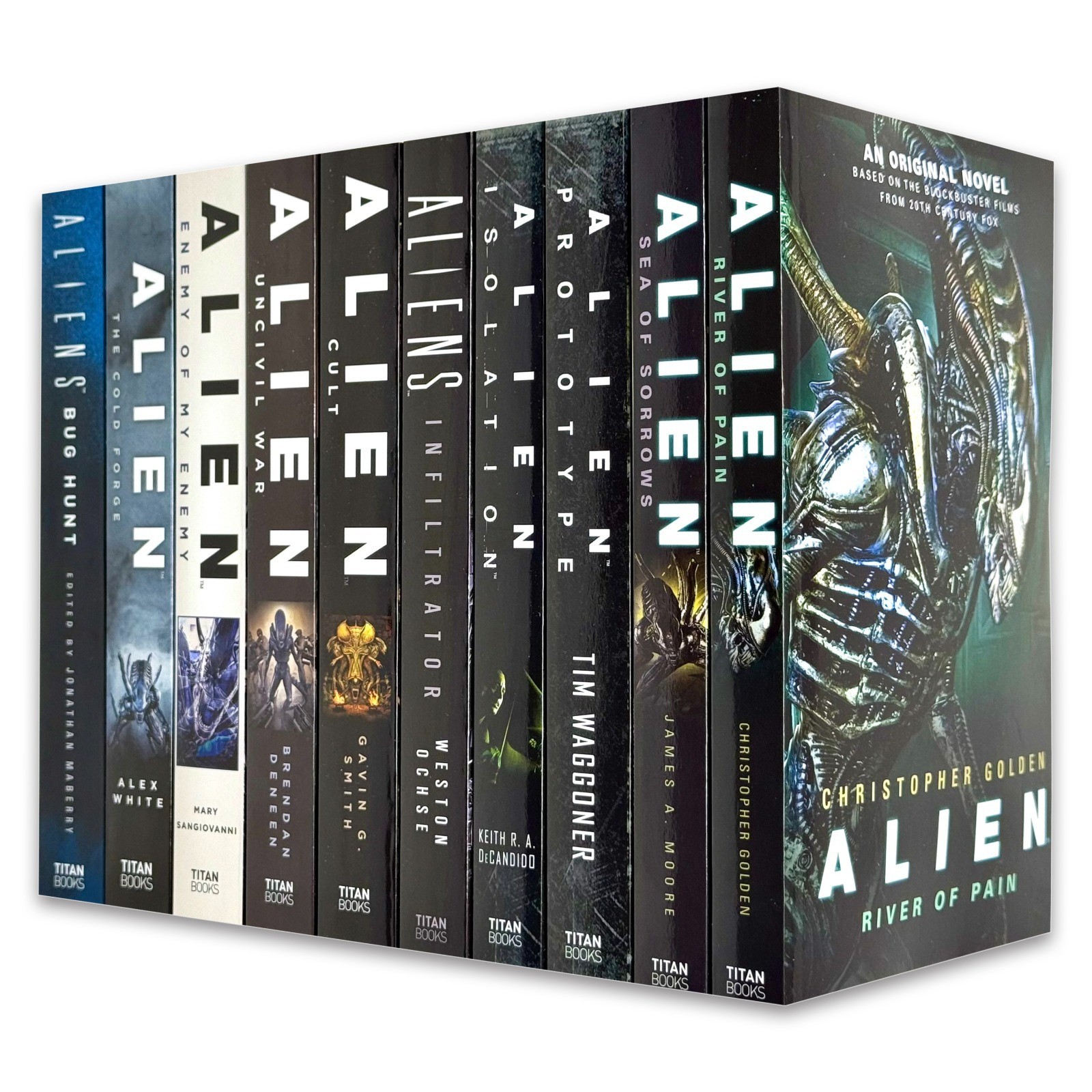 Alien Series 10 Books Collection Set River of Pain,Prototype,Cult,Sea of Sorrows