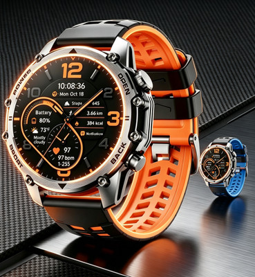 1,52'' Smart Watch Für Herren (Antwort / Anruf) Militärsportuhr mit 2 Armbändern