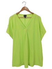 ULLA POPKEN Blouse-chemisier Dames Blouse T EU 48 vert style décontracté