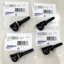 4pcs Genuine Oem Tire Pressure Sensor Tpms 433mhz For Gmc Buick Chevy 13598773
