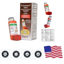 Compact MIST Asthma Relief Spray - 0.25mg per Spray for Wheezing Relief