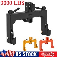 3 Point Quick Hitch Adapter For Category 1 Tractors W 2 Receiver Hitch 3000lbs