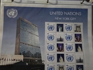 UN Personalized Stamp MNH Full Sheet (2008-3) UN NYC Sheet 10+Labels