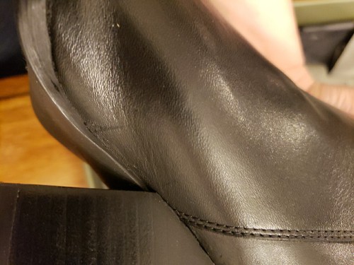 ALLSAINTS Leather ReinaThigh-High Boots Angled Block Heel Black Size 36 EU /US 6 - Picture 4 of 19