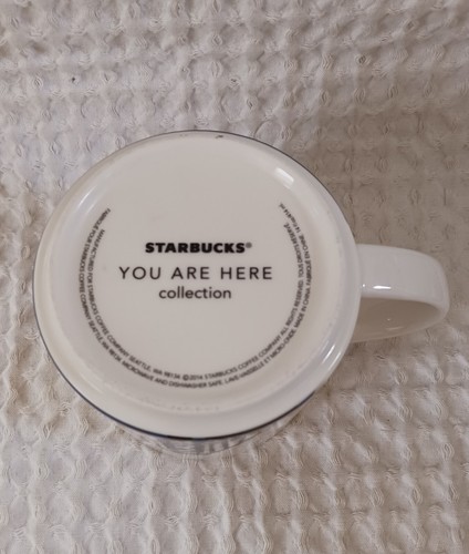 Taza de café Starbucks You Are Here Collection DETROIT Skyline Music 14 OZ 2014 - Imagen 8 de 8