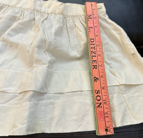 Antique Gorgeous Cotton Half Slip/Skirt For Antique Or Vintage Doll Lot 586 - Picture 2 of 4