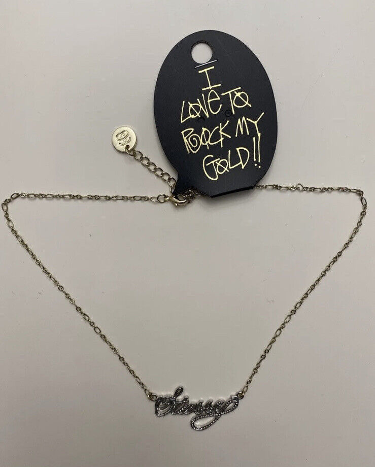 Stussy Nameplate Gold/Silver Necklace | eBay Stussy Nameplate Gold/Silver Necklace | eBay