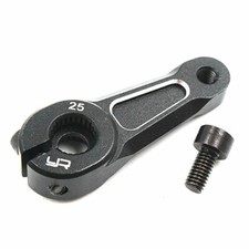 Yeah Racing Traxxas TRX-4 Aluminum 23T 25T Servo Horn Black TRX4-004BK
