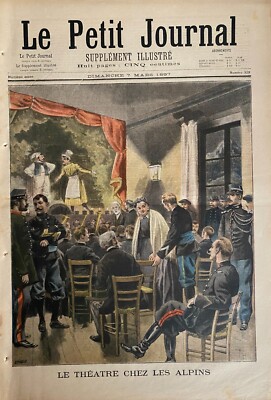 Small Journal 1897 No. 330 The Queen of England - An Avalanche at St Bernard