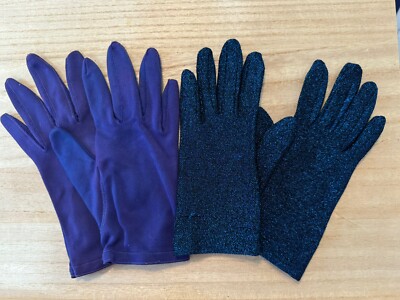 Vintage Gloves Blue Isabella Coordinated Collection Ladies Leather