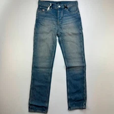 PRADA Men's Tapered Fit Five Pocket Denim Jeans Light Blue