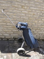 Chariot , sac , 5 clubs golf  , vintage