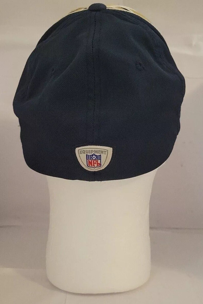 Vintage St. Louis LA Rams Reebok 21" Around Fitted Football NFL Cap Hat Good! thumbnail 3
