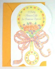 Happy Baby Shower Card Gift For Someone Special Greeting Cards Wishes Congrats
