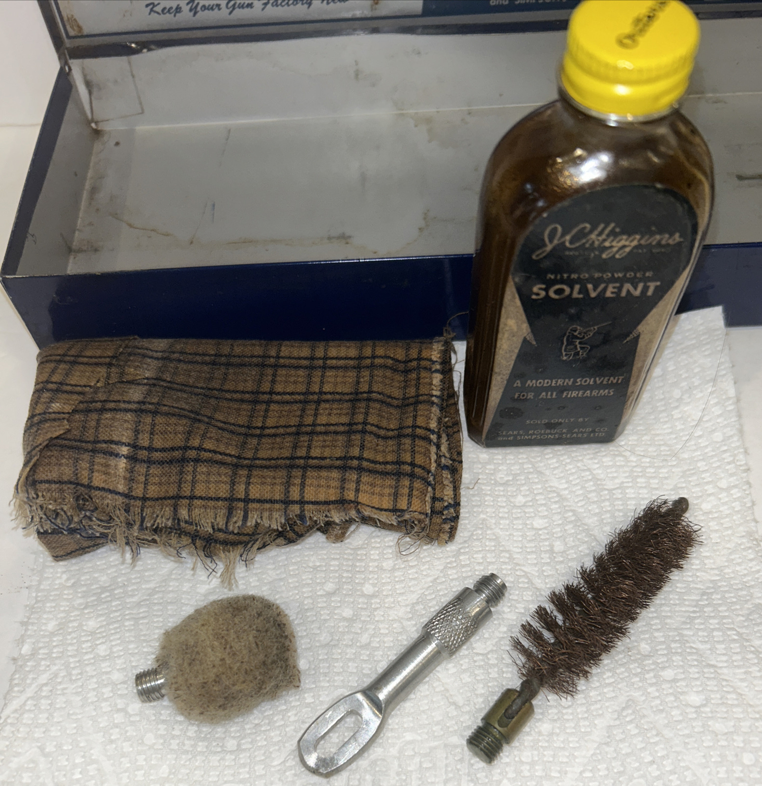 Vintage JC Higgins Gun Cleaning Kit Model No. 2140 1950's eBay