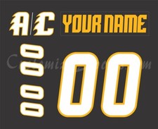 Cleveland Monsters Customized Number Kit For 2019-2023 Black Uniform