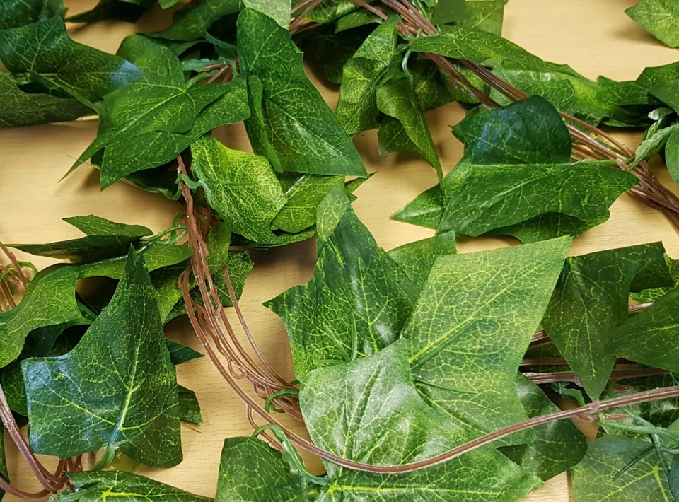 Artificial Trailing Ivy Garland Vine Leaf Leaves Plant Foliage Flower Ivy Garden - Image 3 of 4